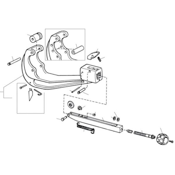 32022 788-1959 Ridge RIDGID チューブカッター用パーツ フレーム F/152