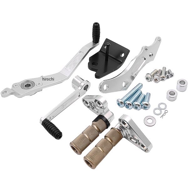 32052 Gクラフト バックステップ エイプ100、エイプ50 ディスク用 シルバー