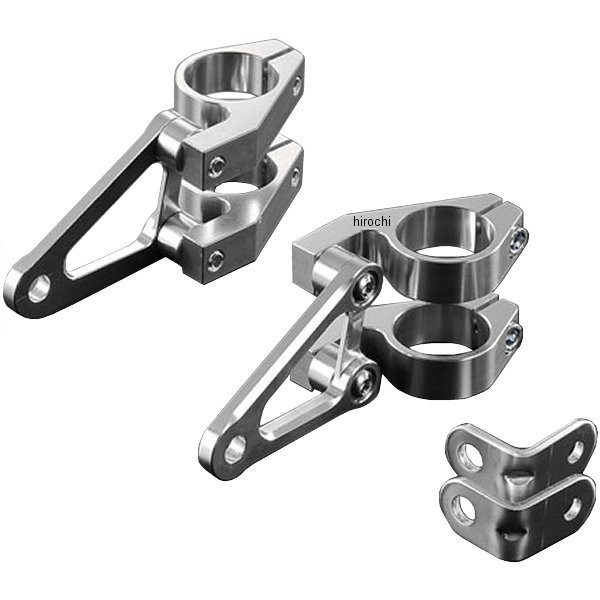 32099 Gクラフト ライトステー 汎用 タイプ3 φ30フォーク用 シルバー