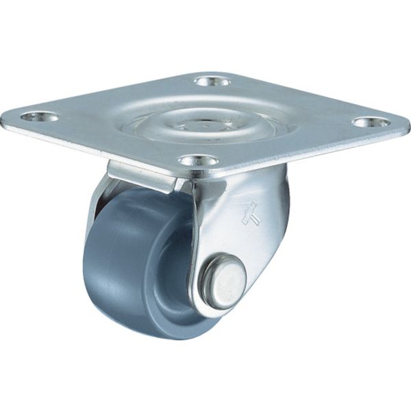 320TPN32 836-1513 ハンマーキャスター(株) ハンマー オールSUS低床式 自在 特殊ナイロン 32mm