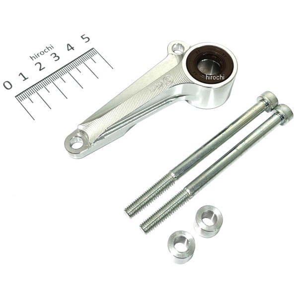 32115 Gクラフト シフトガイド Z125プロ シルバーアルマイト仕上げ