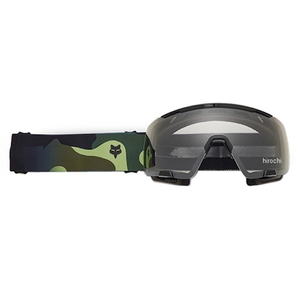 G5948 フォックス FOX MTB ピュアビューゴーグル 黒/クリアレンズ/グリーンカモストラップ