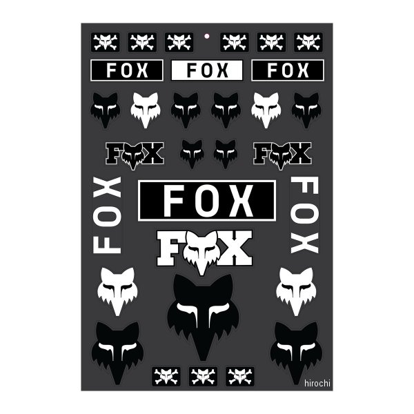 G6490 フォックス FOX ステッカーキット レガシー 黒
