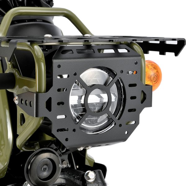 32700 Gクラフト ヘッドライトガード クロスカブ110 スチール/パウダーコートブラック