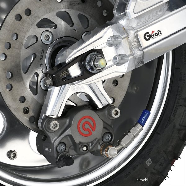 32814 Gクラフト リアキャリパーサポート ダックス125 ブレンボ2P用