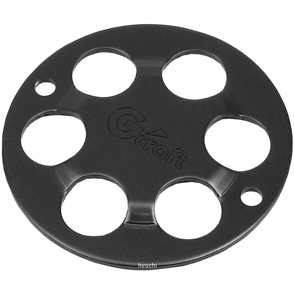 33011 Gクラフト クラッチカバー 汎用 ブラックアルマイト仕上げ