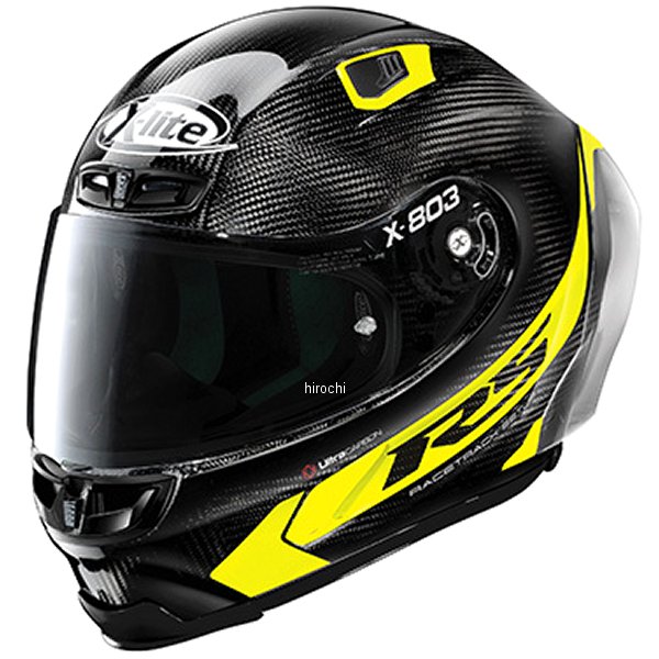 33014 ノーラン NOLAN フルフェイスヘルメット X-803RS Ultra Carbon HOTLAP 黄/16 Mサイズ