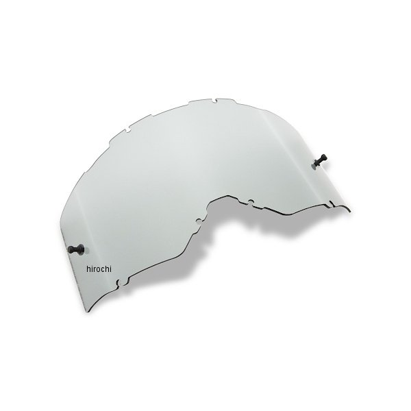 33302-097-OS フォックス FOX インジェクションシングルレンズ VLS エアースペース/メイン 25- ライトグレー