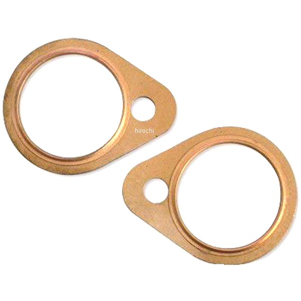 3400-2100 ガッツクローム マフラー ガスケット カッパー ショベル用 2枚セット 65835-86T