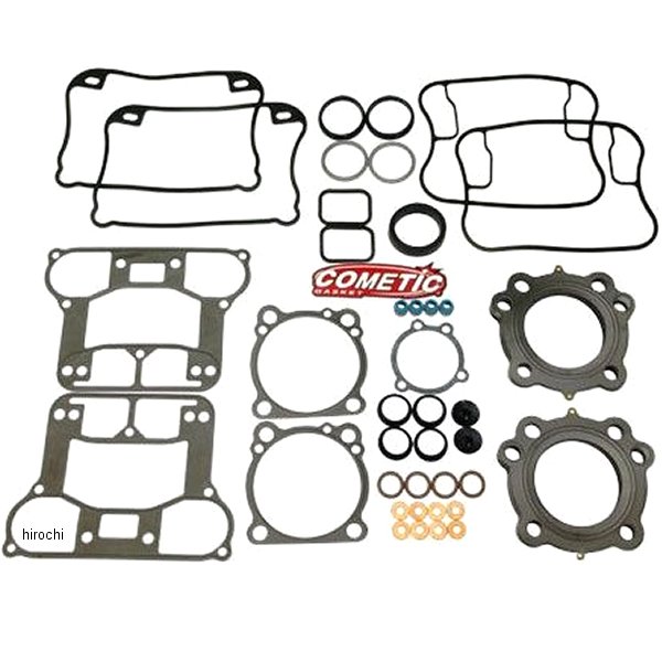 3400-9760 ガッツクローム トップエンド ガスケットキット メタル 91年-03年 XL883