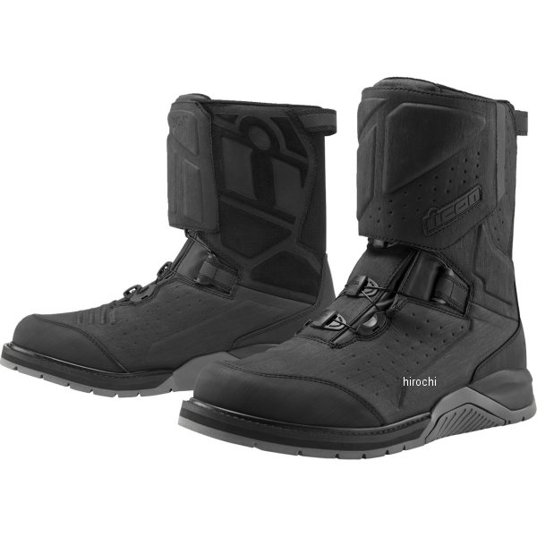 3403-1232 アイコン ICON ブーツ ALCAN WATERPROOF 黒 7サイズ