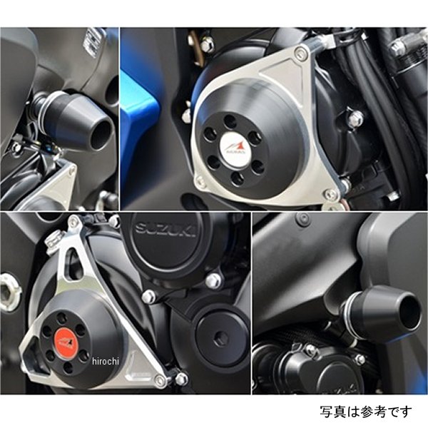 342-302-018 アグラス AGRAS レーシングスライダー 4点セットC φ60 ロゴ無し GSX-S1000/F 白