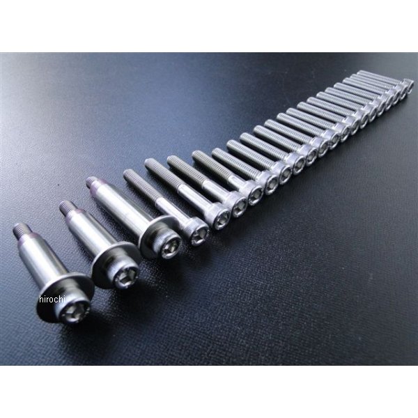 3450 ビーアールシー BRC ステンレスエンジンカバーボルトセット 22本 CBX400F、CBX550F