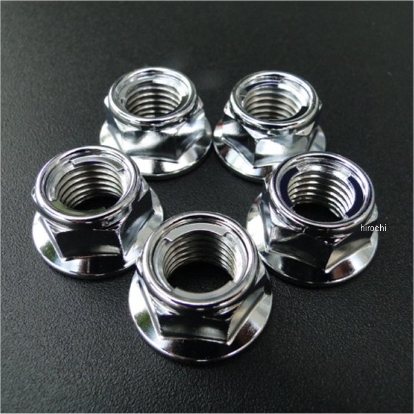 3480 ビーアールシー BRC リアスプロケット取付ナット 5個 80年-82年 CBX400F クロームメッキ