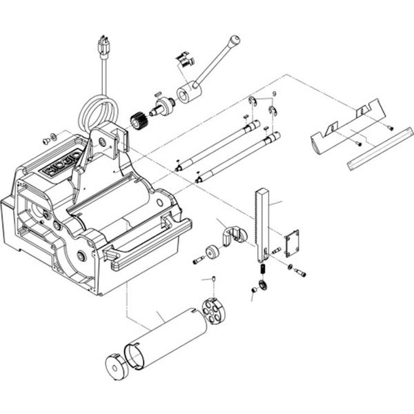 34892 788-2530 Ridge RIDGID 高速管端処理機用パーツ スクリュー F/1822