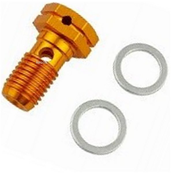 350017-04 ポッシュ POSH グッドリッジ バンジョーボルト P1.25 シングル ゴールド