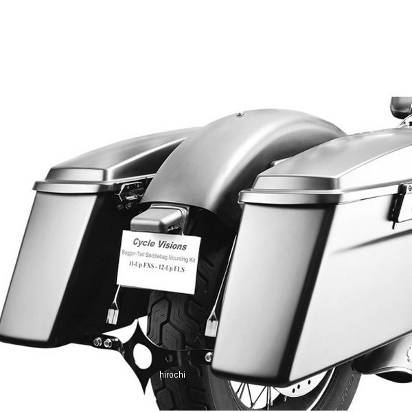 3501-1017 CV7190 サイクルビジョン Cycle Visions サドルバッグ取付金具 FXS/FLS 黒