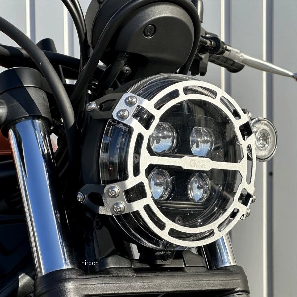 35062 Gクラフト ヘッドライトガード CL250、CL500、レブル250