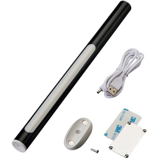 353043 LEDライト LED Magic Wand(マジックワンド) 黒 22Φ×306mm 充電式