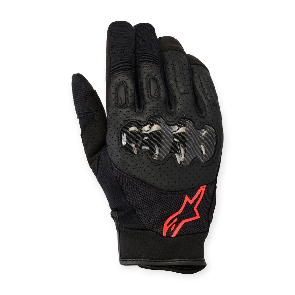 3565023-1030-XL アルパインスターズ グローブ メガワット 黒/蛍光赤 XLサイズ
