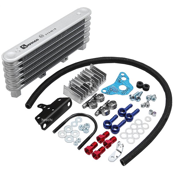 360-1083200 キタコ ニュースーパーオイルクーラーキット 右側シリンダーヘッド取り出し用(5段コア) モンキー/ゴリラ/モンキーバハ