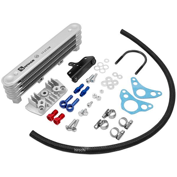 360-1133200 キタコ ニュースーパーオイルクーラーキット 右側シリンダーヘッド取り出しSTD/NEW STD/ULTRA-SE モンキー