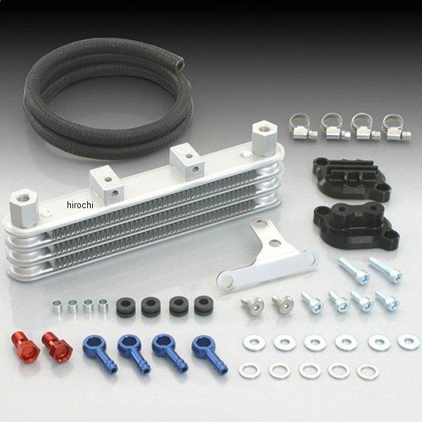 360-1432720 キタコ ニュースーパーオイルクーラーキット グロム アッパーマウントタイプ 黒