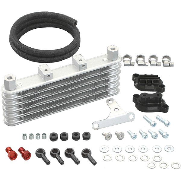 360-1432820 キタコ スーパーオイルクーラーキット グロム アップスタイル 黒