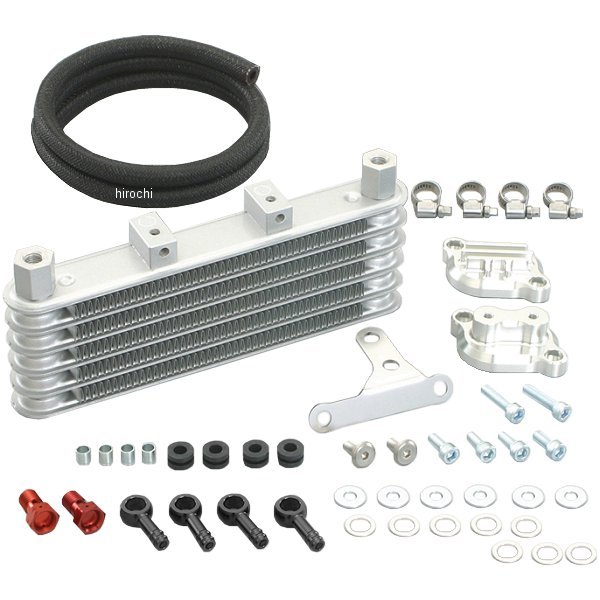 360-1432930 キタコ ニュースーパーオイルクーラーキット グロム シルバー