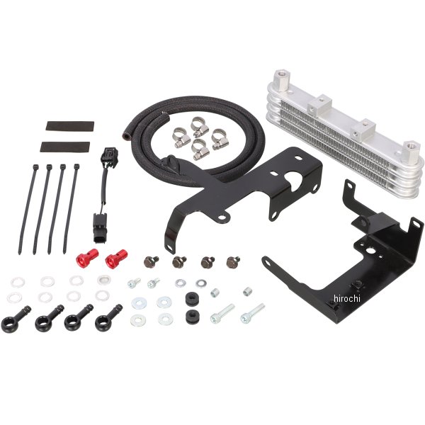 360-1452600 キタコ オイルクーラーキット グロム 3段コア Cカバー