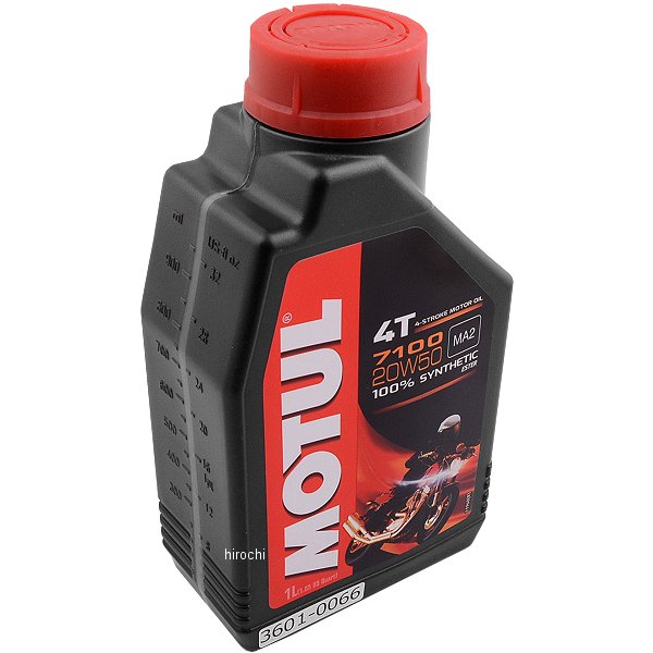 104218 モチュール MOTUL 7100 100%化学合成 4スト エンジンオイル 20W50 1リットル