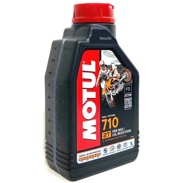 104034 モチュール MOTUL 710 100%化学合成 2スト エンジンオイル 1リットル