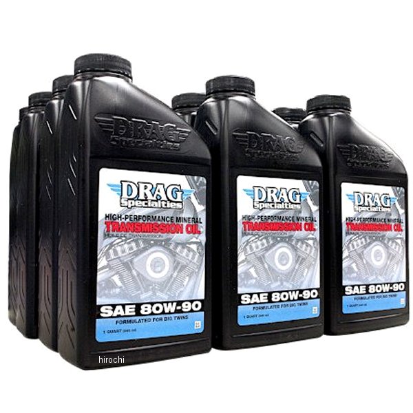 3603-0070C ガッツクローム DRAG トランスミッションオイル 80W90 ビッグツイン用 12本入り