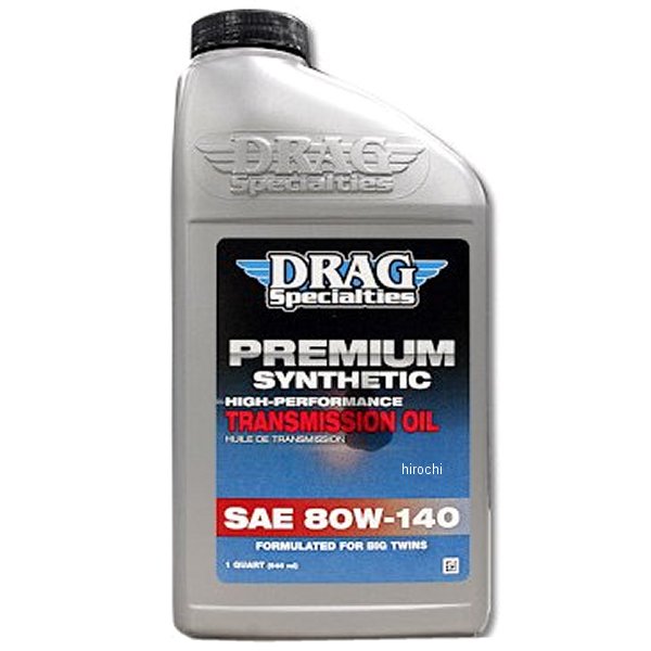 3603-0071 ガッツクローム DRAG トランスミッションオイル 100%化学合成 80W140 ビッグツイン用 1本入り