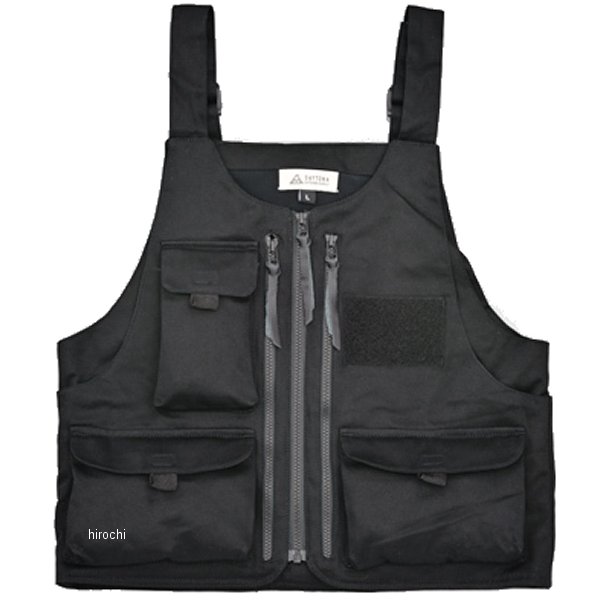 36065 デイトナ OS-001 アウトドアベスト 黒 Lサイズ