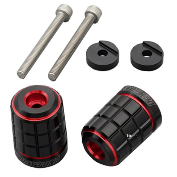 37032 デイトナ ハンドルバーエンドプラグ BRICK M6 ヤマハ赤