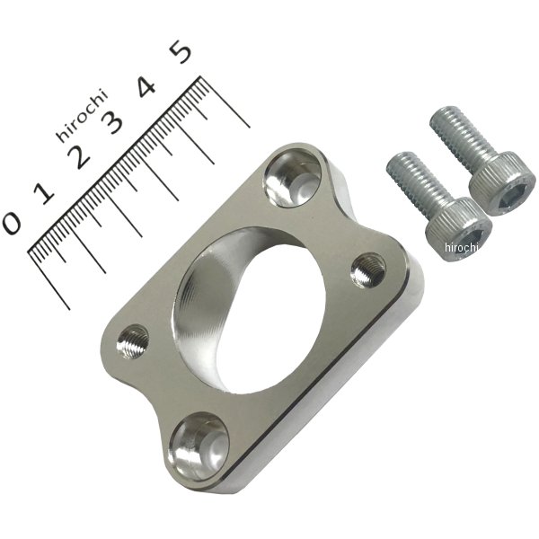 37111 Gクラフト マニホールドスペーサー キタコDOHCヘッド用 シルバー