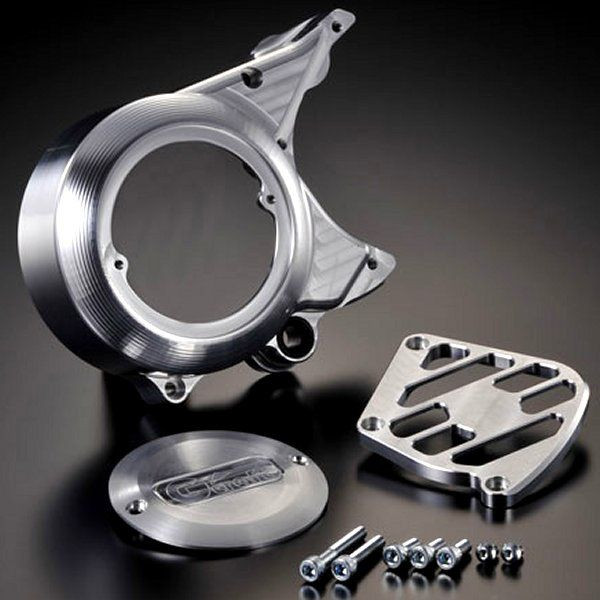 37124 Gクラフト アルミビレットジェネレーターカバー A2017材使用