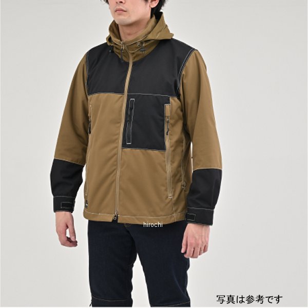 37245-dy DAYTONA デイトナ DJ-002 エアインテークパーカー ブラック&ブラウン Lサイズ