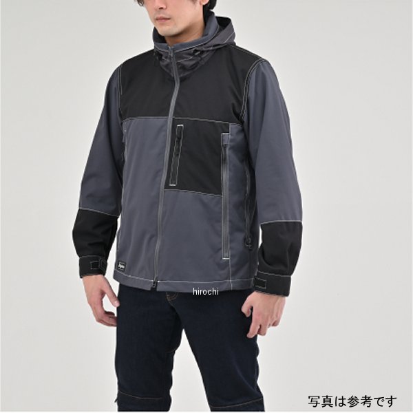 37323-dy DAYTONA デイトナ DJ-002 エアインテークパーカー ブラック&グレー XLサイズ