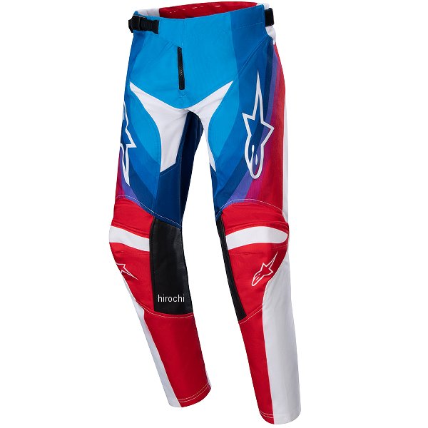3746924-736-26 アルパインスターズ オフロード パンツ ユースレーサールーセント 青/マーズレッド/白 26インチ