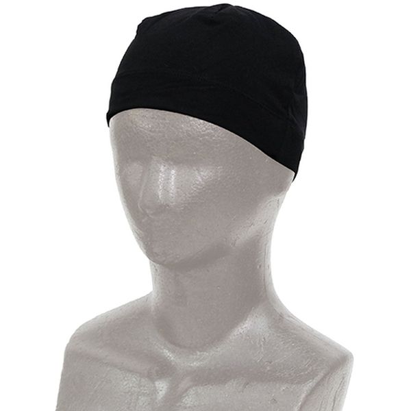 375903 664-2821 (株)日本緑十字社 緑十字 ピタッとインナーキャップ ブラック フリーサイズ