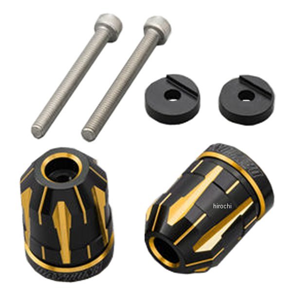 37605 デイトナ ハンドルバーエンドプラグ TECHNO M6 ヤマハ ゴールド