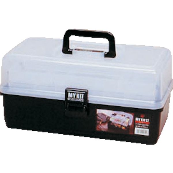 37B アイリスオーヤマ(株) IRIS 237218 小物ケース マイキット 370×200×180 ブラック