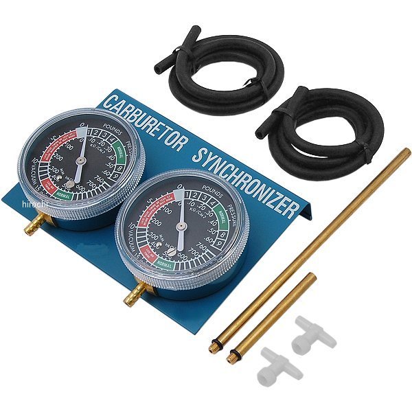 3804-0004 Parts Unlimited バキューム キャブレター シンクロナイザー 2-キャブレターセット