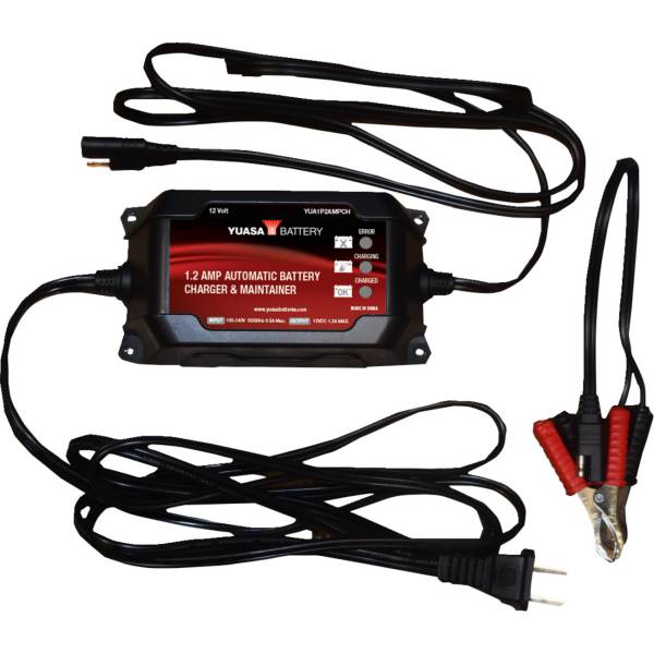 YUA1P2AMPCH ユアサ バッテリーチェージャー＆メンテナー 12V 1.2A