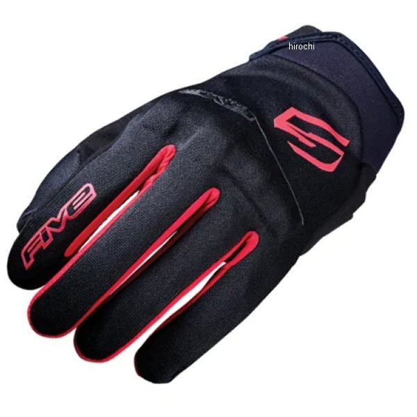 3841300101700 ファイブ FIVE グローブ GLOBE EVO 黒/赤 Sサイズ