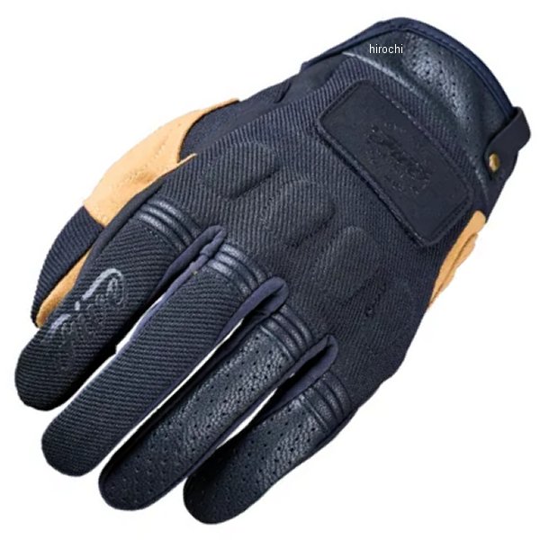 3841300108440 ファイブ FIVE グローブ SCRAMBLER 黒/タン Mサイズ