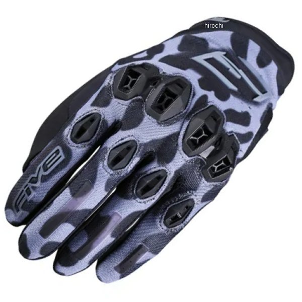 3841300108938 ファイブ FIVE グローブ レディース STUNT EVO 2 レオパードグレー Lサイズ