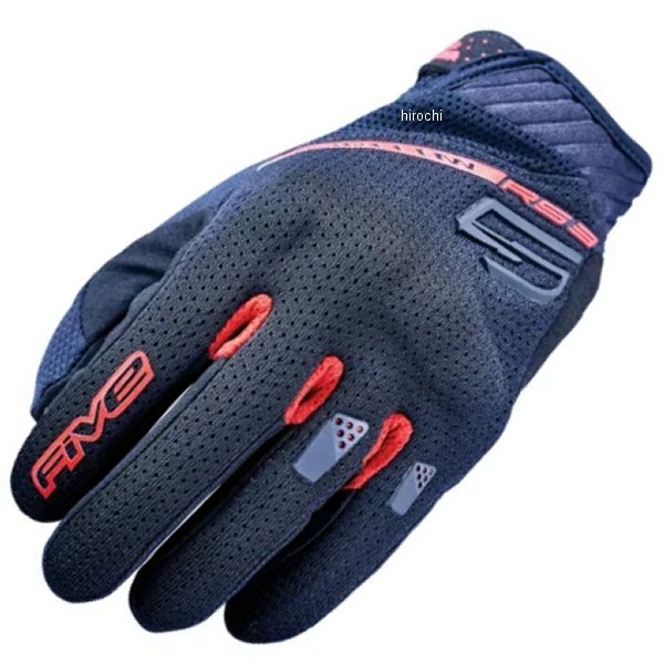 3882020102721 ファイブ FIVE グローブ RS3 EVO AIRFLOW 黒/赤 Mサイズ